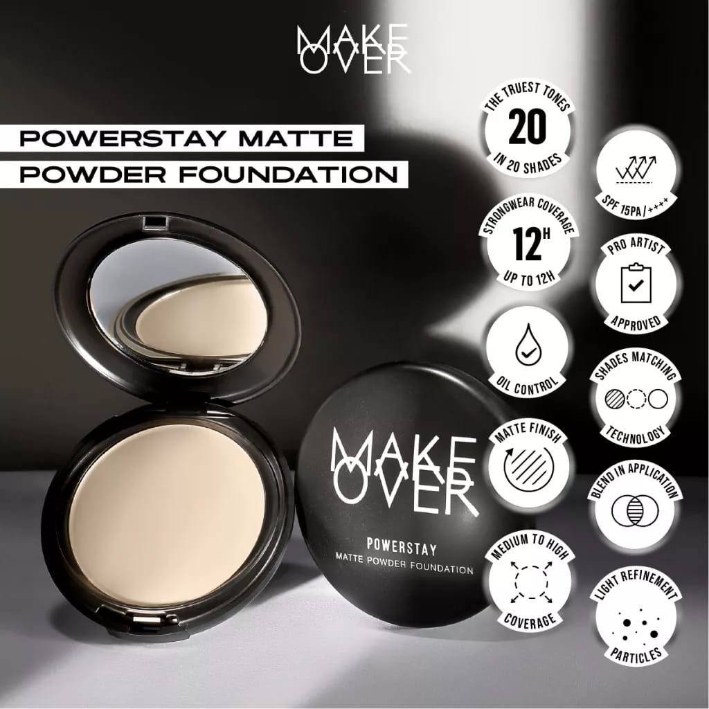 bedak padat Make Over Powerstay Matte Powder Foundation