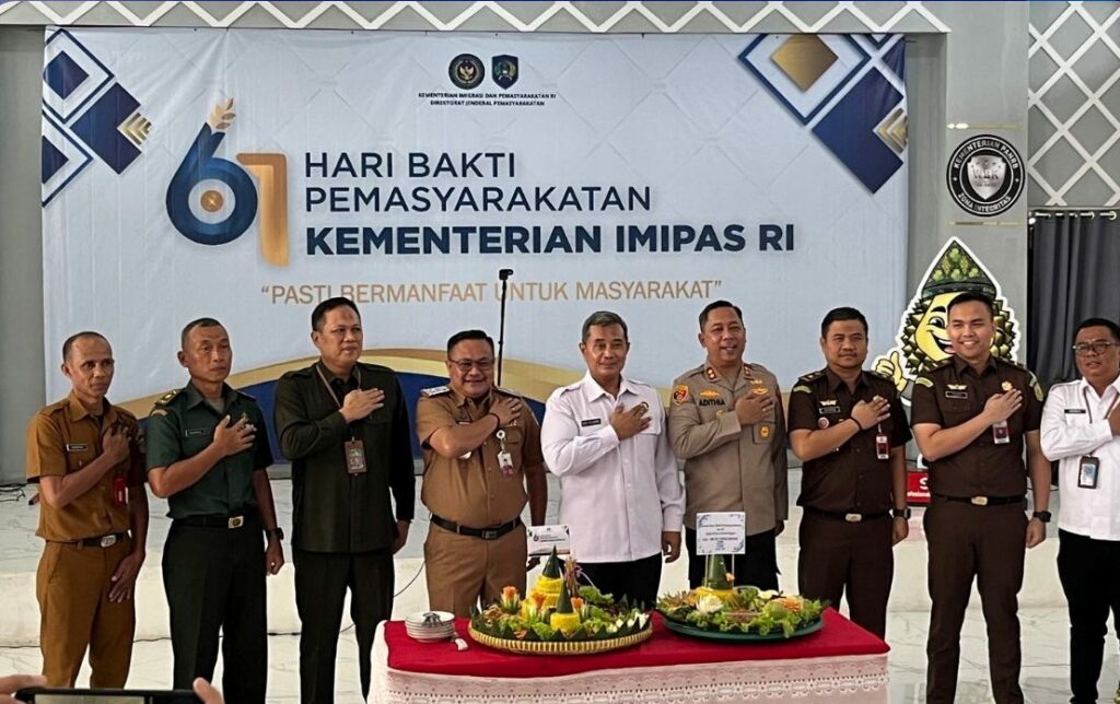 Lembaga Pemasyarakatan Kelas IIA Lubuklinggau melaksanakan kegiatan Tasyakuran secara virtual dengan penuh khidmat.