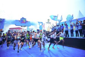Ribuan warga mengikuti gelaran PLN Mobile Color Run yang mana PLN Unit Induk Distribusi Sumatera Selatan, Jambi, dan Bengkulu (UID S2JB) dan PLN Icon Plus Sumbagsel menjadi tuan rumah.